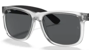 Original lenses Ray-Ban RB4165 Justin, colour 87 · Gray · plastic