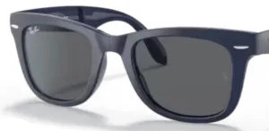 Original lenses Ray-Ban RB4105 Folding Wayfarer, colour B1 · Gray dark
