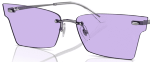 Original lenses Ray-Ban RB0880 Xime, colour 1A · Violet · plastic