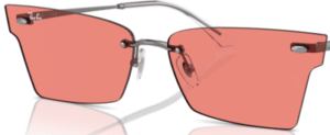 Original lenses Ray-Ban RB0880 Xime, colour 84 · Pink · plastic