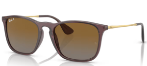 Ray-Ban RB4187 CHRIS, colour 6593T5 · Clear brown dark