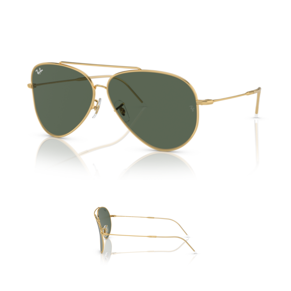 Original Ray-Ban 0101S AVIATOR REVERSE Arms-Temples