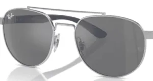 Original lenses Ray-Ban RB3736, colour 6G · Gray mirror silver · plastic