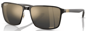 Ray-Ban RB3721CH, colour 187/J0 · Black on gold
