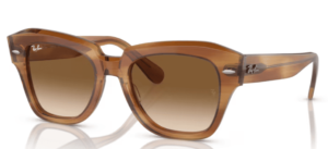Ray-Ban RB2186 STATE STREET, colour 140351 · Marrón a rayas
