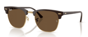 Ray-Ban 3016 CLUBMASTER, colour 687853 · Brown & gold