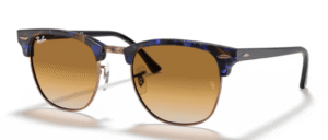 Ray-Ban 3016 CLUBMASTER, colour 125651 · Brown & blue