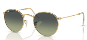 Ray-Ban 3447 ROUND METAL, colour 001/BH · Arista gold