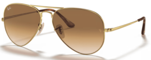 Ray-Ban RB3689 AVIATOR METAL II, colour 914751 arista