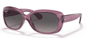 Ray-Ban RB4101 JACKIE OHH, colour 6591M3 · Clear violet