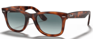 Ray-Ban 4340 WAYFARER, colour 63973M · Red havana