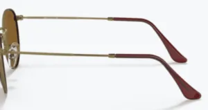 Original Ray-Ban RB3447 Round Metal arms, colour 9228 · Antique gold