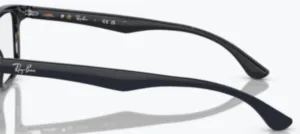 Original Ray-Ban RB5279 arms, colour 5973 · Red havana on opal blue