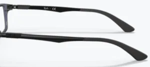 Original Ray-Ban RB7017 arms, colour 8122 · Clear blue
