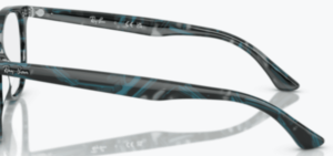 Original Ray-Ban RB7159 arms, colour 8394 · Clear fantasy blue & gray