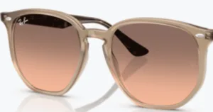 Original lenses Ray-Ban RB4306, colour 46 · Pink gradient gray · plastic