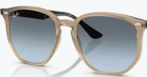 Original lenses Ray-Ban RB4306, colour V1 · Blue gradient gray · plastic