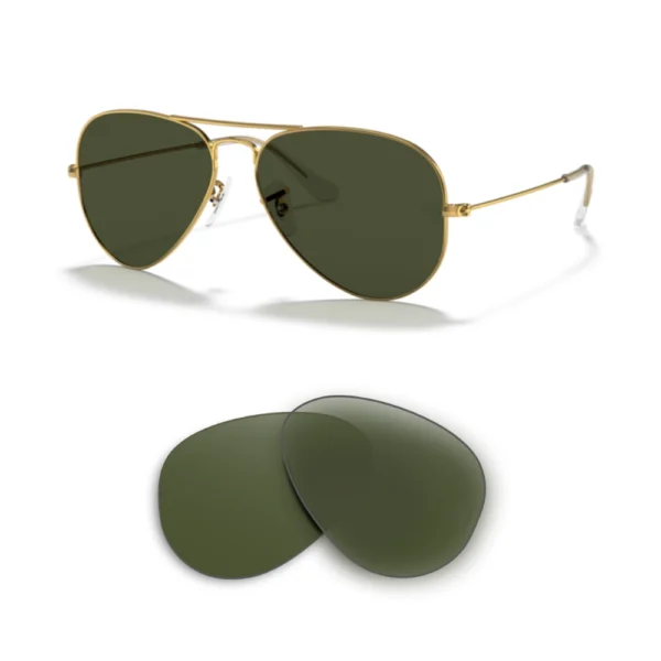 Compatible Ray-Ban 3025 Aviator Large Metal Replacement Lenses