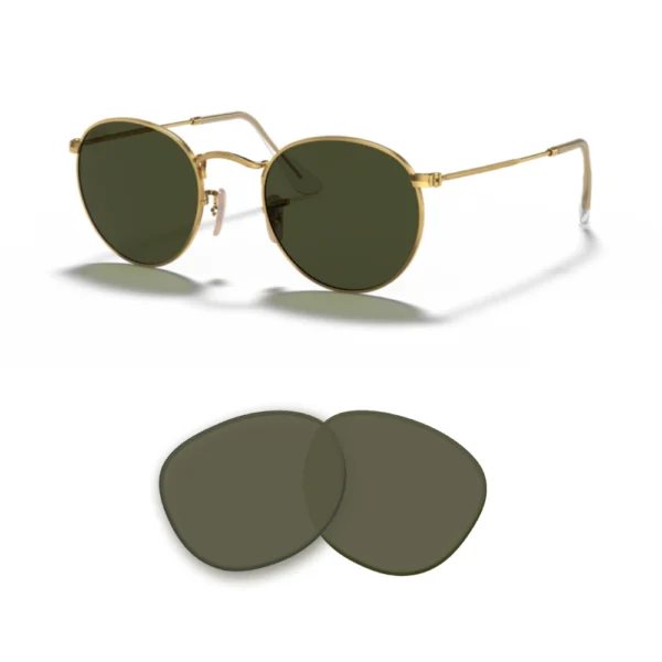 Compatible Ray-Ban 3447 Round Metal Replacement Lenses