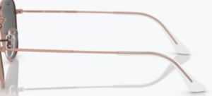 Original Ray-Ban RB3857 Frank arms, colour 9202 · Pink gold