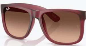 Original lenses Ray-Ban RB4165 Justin, colour A5 · Pink/brown gradient · plastic