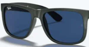 Original lenses Ray-Ban RB4165 Justin, colour 80 · Blue dark · plastic