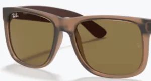 Original lenses Ray-Ban RB4165 Justin, colour 73 · Brown · plastic