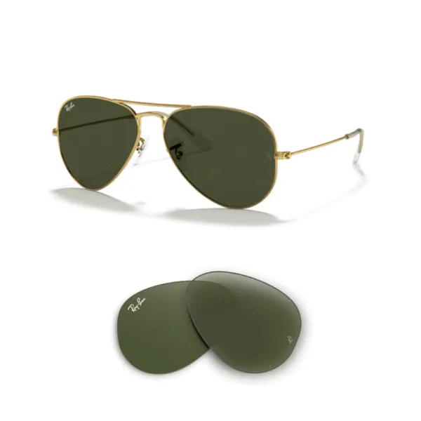 Ray-Ban 3025 Aviator Original Replacement Lenses