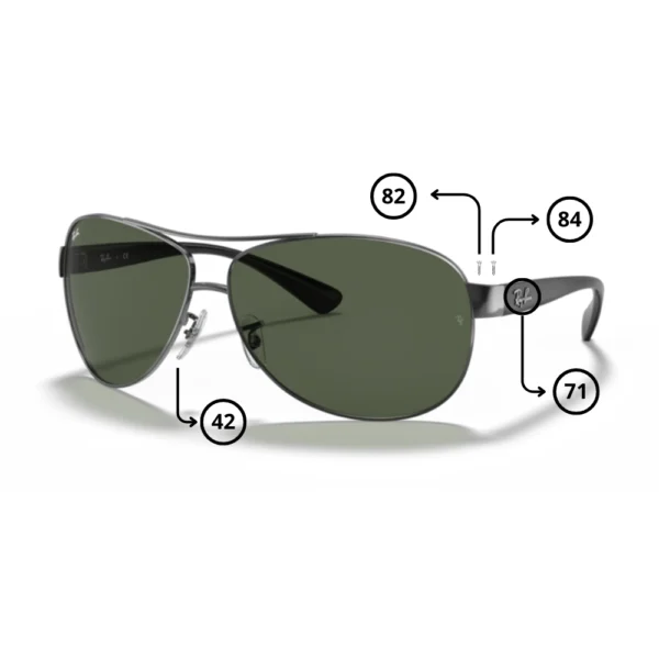 Ray-Ban 3386 Replacement Parts