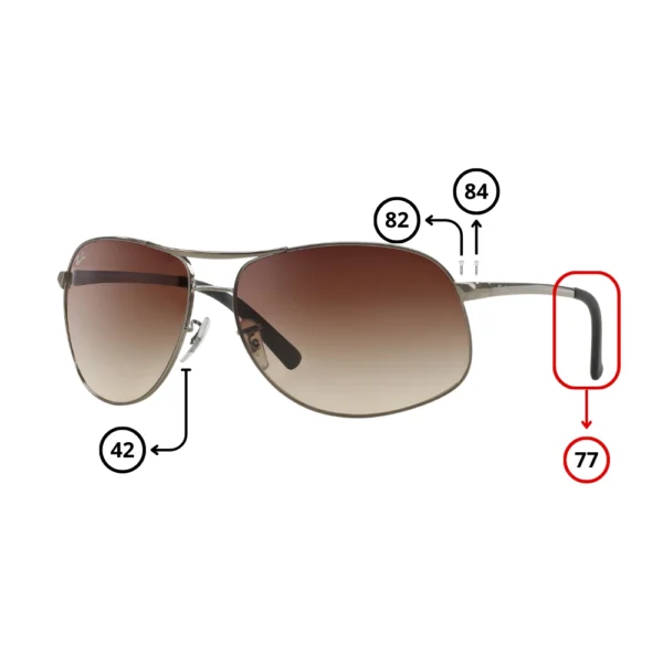 Ray-Ban 3387 Replacement Parts