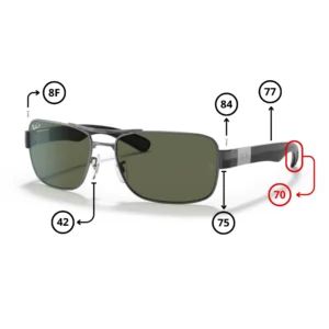 Ray-Ban 3522 Original Replacement Parts