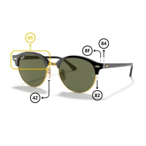 Ray-Ban 4246 CLUBROUND Replacement Parts