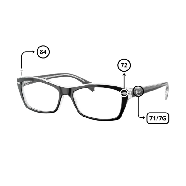 Ray-Ban 5255 Original Replacement Parts