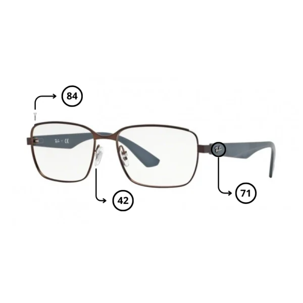 Ray-Ban 6308 Original Replacement Parts