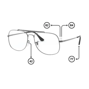 Ray-Ban 6389 THE GENERAL Original Replacement Parts