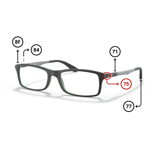Ray-Ban 7017 Original Replacement Parts