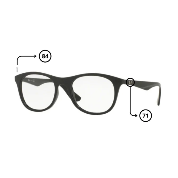 Original Ray-Ban 7085 Replacement Parts
