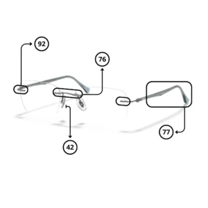 Ray-Ban 8725 Original Replacement Parts