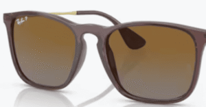 Original lenses Ray-Ban RB4187 Chris, colour T5 · Brown gradient polarized · plastic