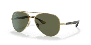 Original lenses Ray-Ban RB3675 Aviator, colour 58 · Green polarized