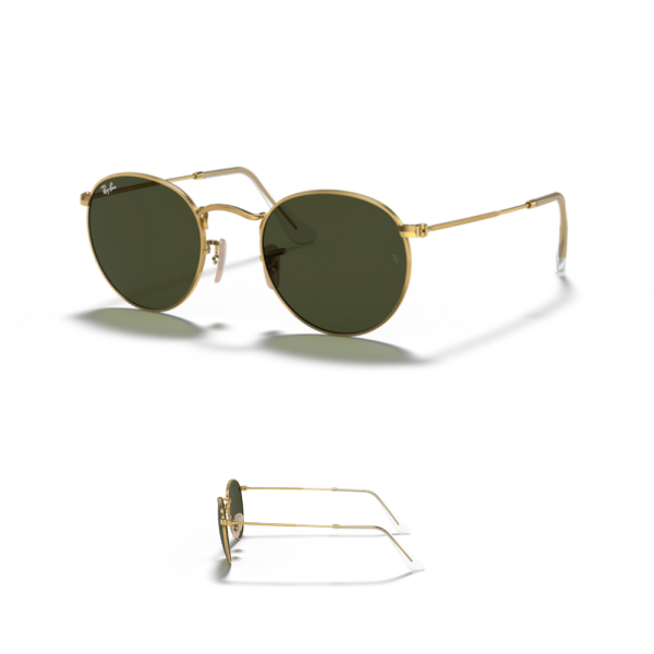 Ray-Ban 3447 Round Metal Replacement Arms-Temples