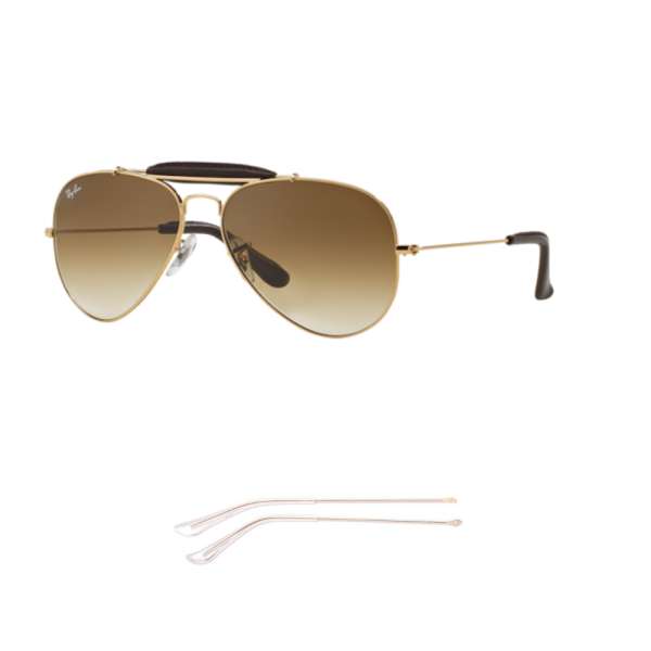 Ray-Ban 3422Q AVIATOR CRAFT Compatible Arms - Temples