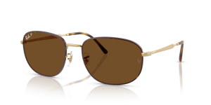 Original lenses Ray-Ban RB3754 Pillow, colour 57 · Brown polarized