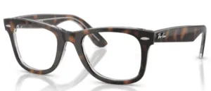 Ray-Ban RX4340V WAYFARER EASE, colour 8401 · Havana dark on multicolour