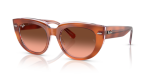 Ray-Ban 2286 DOREEN, colour 1415A5 · Red havana on clear multicolour