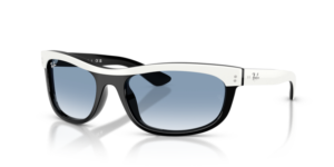Ray-Ban 2489 BALORAMA, colour 14443F · White on black