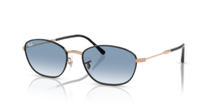 Ray-Ban 3749, colour 92723F · Black on pink gold