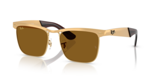 Ray-Ban 3875 WAYFARER DELUXE, colour 927631 · Sandnblasted legend gold