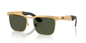 Ray-Ban 3875 WAYFARER DELUXE, colour 927633 · Sandnblasted legend gold