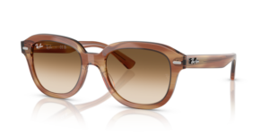 Ray-Ban 4398 ERIK, colour 140351 · Striped brown